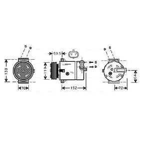 Klimakompressor für CADILLAC von AVA COOLING SYSTEMS