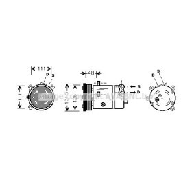 Acquista Compressore aria condizionata da AVA COOLING SYSTEMS OLK280 a buon mercato per soli 332,10 €