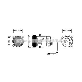 Acquista Compressore aria condizionata da AVA COOLING SYSTEMS OLK290 a buon mercato per soli 302,92 €