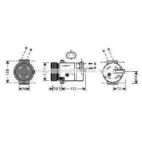 Acquista Compressore aria condizionata da AVA COOLING SYSTEMS OLK318 a buon mercato per soli 324,62 €