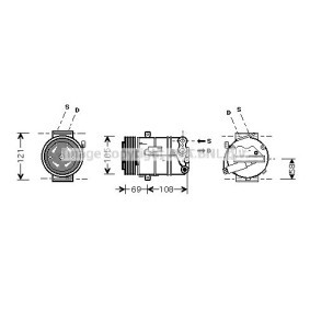 Acquista Compressore aria condizionata da AVA COOLING SYSTEMS OLK427 a buon mercato per soli 417,01 €