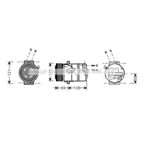 Acquista Compressore aria condizionata da AVA COOLING SYSTEMS OLK443 a buon mercato per soli 287,65 €