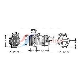 Acquista Compressore aria condizionata da AVA COOLING SYSTEMS OLK466 a buon mercato per soli 429,34 €