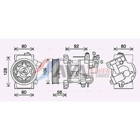 Verdampfer, Klimaanlage für OPEL von AVA COOLING SYSTEMS