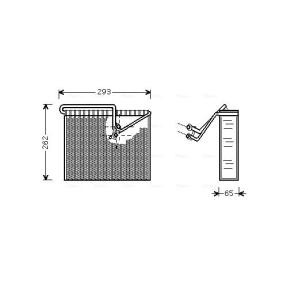 Verdampfer, Klimaanlage für OPEL von AVA COOLING SYSTEMS