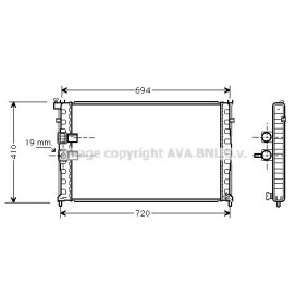 Achetez des Radiateur du moteur AVA COOLING SYSTEMS PE2177 à prix pour 94,83 €