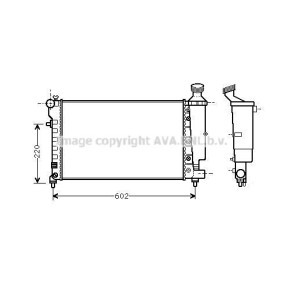 Achetez des Radiateur du moteur AVA COOLING SYSTEMS PE2262 à prix pour 64,50 €