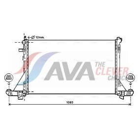 Achetez des Radiateur du moteur AVA COOLING SYSTEMS PE2293 à prix pour 57,66 €