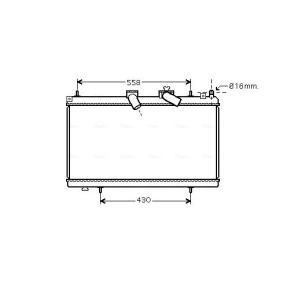 Kjøp Radiator, motorkjøling av AVA COOLING SYSTEMS PE2296 til den lave prisen 1777,99 NOK
