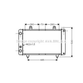 Achetez des Radiateur du moteur AVA COOLING SYSTEMS PE2319 à prix pour 92,79 €