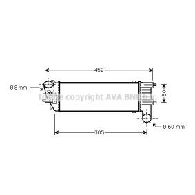 Comprar Intercooler de AVA COOLING SYSTEMS PE4204 a bajo precio de 93,66 €