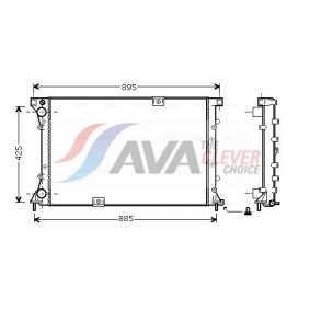 Kjøp Varmeapparat register av AVA COOLING SYSTEMS PE6089 til den lave prisen 1330,96 NOK