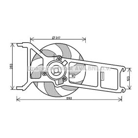 Kühlerlüfter PE7536 von AVA COOLING SYSTEMS günstig für 150,32 € online kaufen
