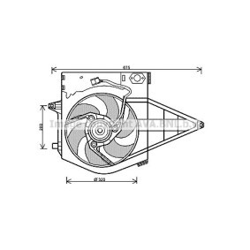 Kühlerlüfter von AVA COOLING SYSTEMS PE7546