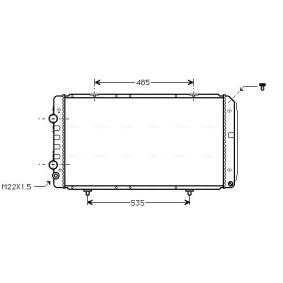 Achetez des Radiateur du moteur AVA COOLING SYSTEMS PEA2146 à prix pour 97,30 €