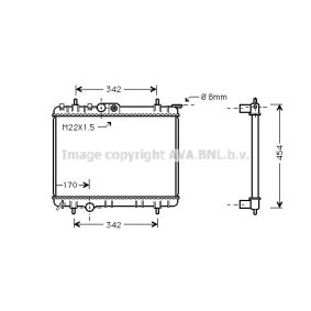 Achetez des Radiateur du moteur AVA COOLING SYSTEMS PEA2190 à prix pour 59,65 €