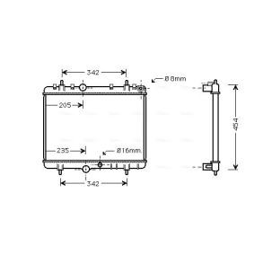 Acquista Radiatore motore da AVA COOLING SYSTEMS PEA2220 a buon mercato per soli 73,02 €