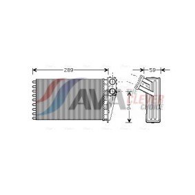 PEUGEOT Wärmetauscher, Innenraumheizung von AVA COOLING SYSTEMS