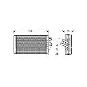 PEUGEOT Wärmetauscher, Innenraumheizung von AVA COOLING SYSTEMS