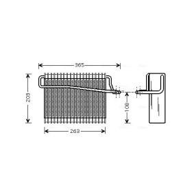 Verdampfer, Klimaanlage für PEUGEOT von AVA COOLING SYSTEMS