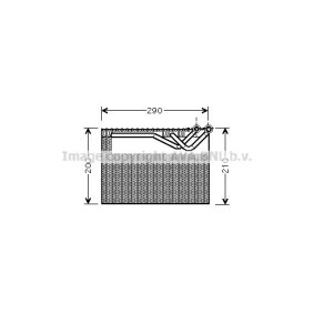 Verdampfer, Klimaanlage PEV278