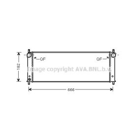 Acquista Radiatore motore da AVA COOLING SYSTEMS PR2045 a buon mercato per soli 522,15 €