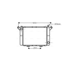 Achetez des Radiateur du moteur AVA COOLING SYSTEMS RT2018 à prix pour 286,41 €