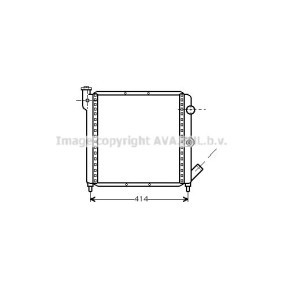Achetez des Radiateur du moteur AVA COOLING SYSTEMS RT2063 à prix pour 52,00 €