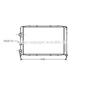 Acquista Radiatore motore da AVA COOLING SYSTEMS RT2199 a buon mercato per soli 69,71 €
