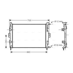 Acquista Radiatore motore da AVA COOLING SYSTEMS RT2306 a buon mercato per soli 175,78 €