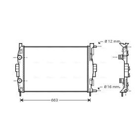 Acquista Radiatore motore da AVA COOLING SYSTEMS RT2307 a buon mercato per soli 64,10 €