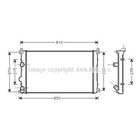 Achetez des Radiateur du moteur AVA COOLING SYSTEMS RT2322 à prix pour 104,15 €