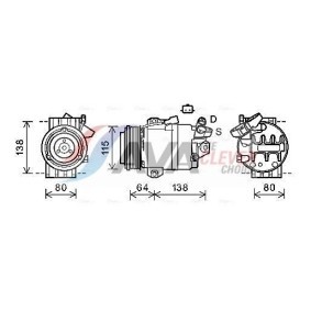 Achetez des Radiateur du moteur AVA COOLING SYSTEMS RT2360 à prix pour 151,97 €