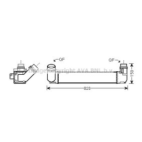Kjøp Intercooler av AVA COOLING SYSTEMS RT4412 til den lave prisen 1269,73 NOK