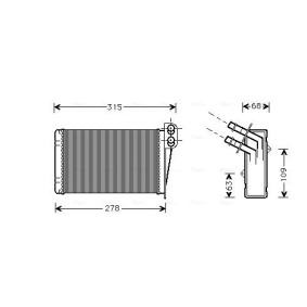 Osta Lämmityslaitteen kenno AVA COOLING SYSTEMS:llä RT6228 edullisesti hintaan 20,58 €