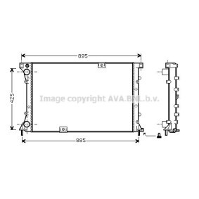 Achetez des Radiateur du moteur AVA COOLING SYSTEMS RTA2313 à prix pour 1054,38 €