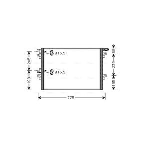 Klimakondensator RTA5382 von AVA COOLING SYSTEMS günstig für 95,40 € online kaufen