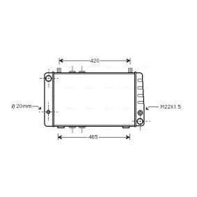Achetez des Radiateur du moteur AVA COOLING SYSTEMS SA2002 à prix pour 39,36 €