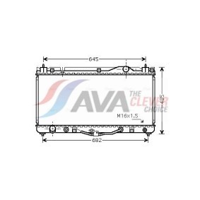 Kjøp Intercooler av AVA COOLING SYSTEMS SB4047 til den lave prisen 2191,23 NOK