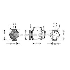 Acquista Compressore aria condizionata da AVA COOLING SYSTEMS SBK052 a buon mercato per soli 417,25 €