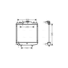 Acquista Radiatore motore da AVA COOLING SYSTEMS SZ2028 a buon mercato per soli 92,48 €