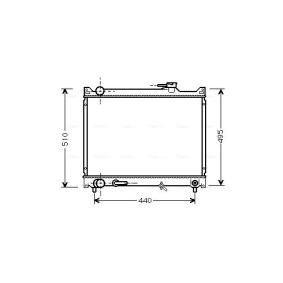 Achetez des Radiateur du moteur AVA COOLING SYSTEMS SZ2047 à prix pour 192,88 €