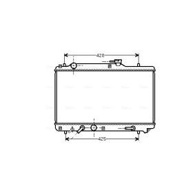 Comprar Radiador, refrigeración del motor de AVA COOLING SYSTEMS SZ2051 a bajo precio de 269,20 €