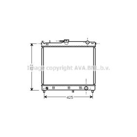 Achetez des Radiateur du moteur AVA COOLING SYSTEMS SZ2055 à prix pour 106,52 €