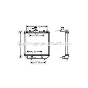 Comprar Radiador, refrigeración del motor de AVA COOLING SYSTEMS SZ2064 a bajo precio de 68,27 €