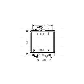 Comprar Radiador, refrigeración del motor de AVA COOLING SYSTEMS SZ2095 a bajo precio de 185,59 €