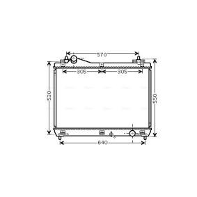 Achetez des Radiateur du moteur AVA COOLING SYSTEMS SZ2103 à prix pour 198,25 €