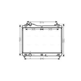 Achetez des Radiateur du moteur AVA COOLING SYSTEMS SZ2104 à prix pour 107,26 €