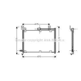 Klimakondensator SZ5037 von AVA COOLING SYSTEMS günstig für 66,13 € online kaufen