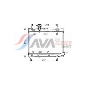 Achetez des Radiateur de chez AVA COOLING SYSTEMS en ligne pour Vista / Camry Berline (_V3_, _V4_) à prix modérés